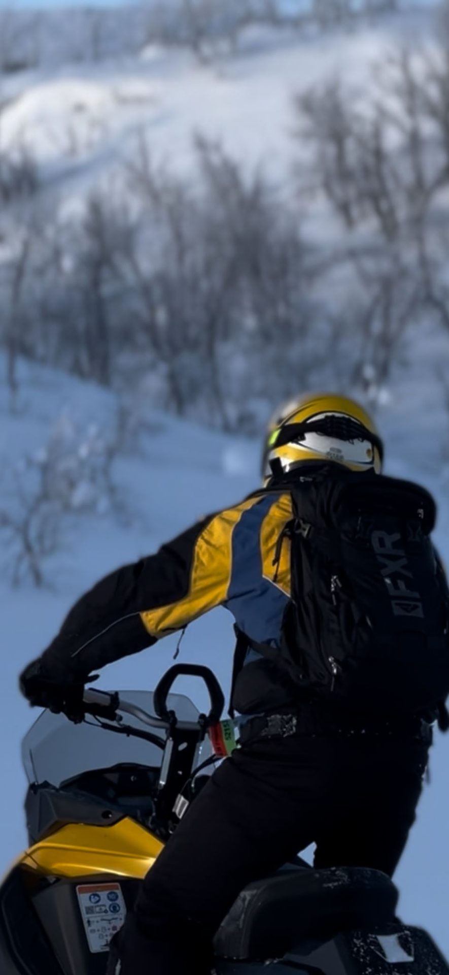 Impression vom Snowmobile Camp in Lappland